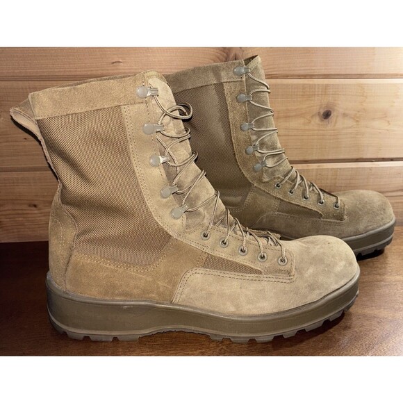 Altama Army Combat Boots Mens 13.5R Gore-tex Military Tan SPE1C1-12D-1053 NEW - Picture 1 of 12